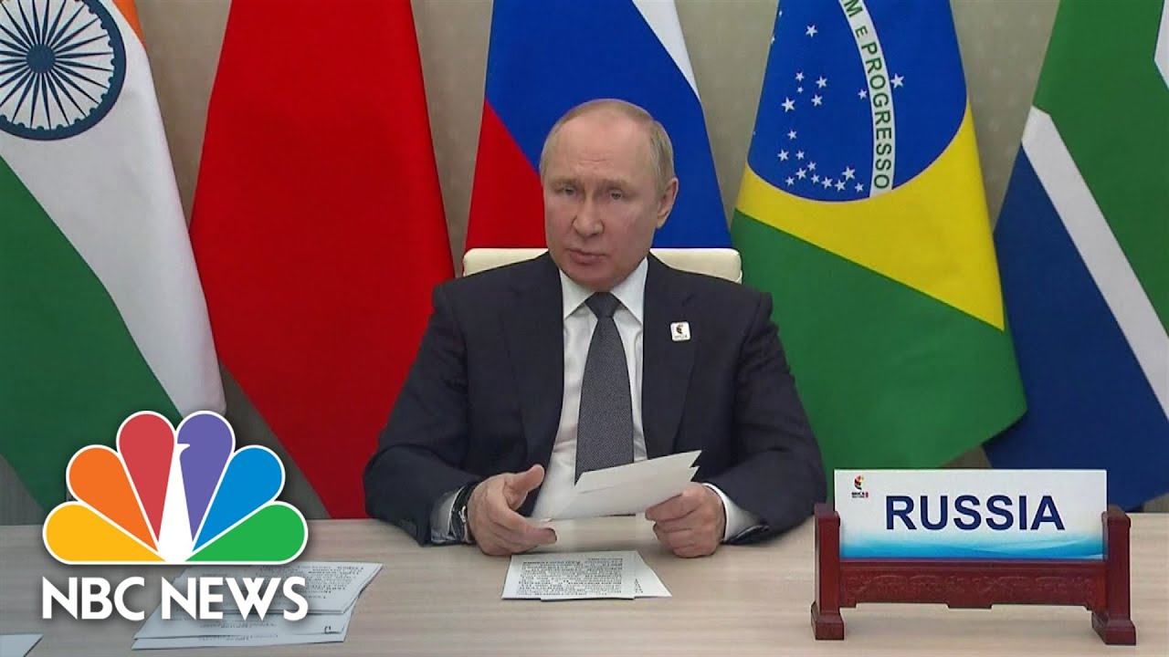 China's Xi, Russia's Putin Call On BRICS Alliance To Promote Security