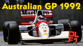 F1 Australian GP 1992 🇦🇺 Highlights (BBC). Including Post-race Interviews