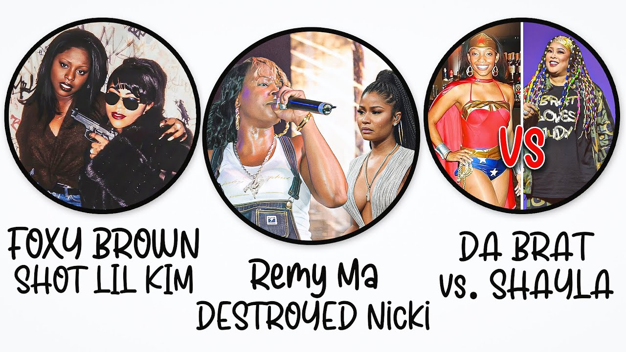 Female Rapper Beef The Worst Female Rapper Beefs Ever - YouTube