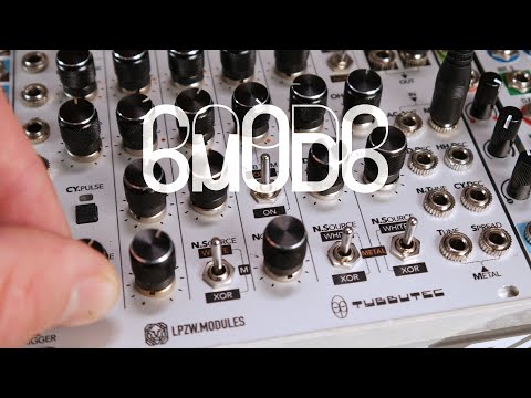 6m0d6 - TR-606 inspired euorack module by LPZW and Tubbutec