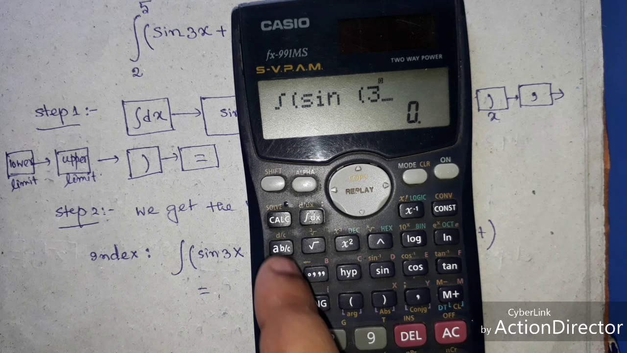 How to solve INTEGRALS using calculator - YouTube