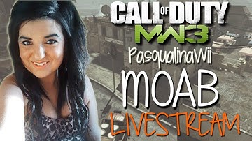 LIVE STREAM: Modern Warfare 3 Wii Version (Call Of Duty) GOING FOR MOAB  (PasqualinaWii)