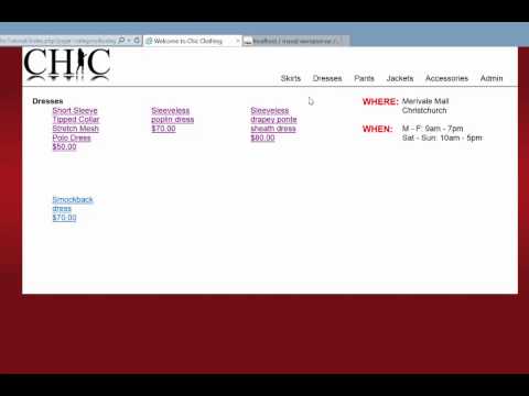 12. Setting up the admin section of a website
