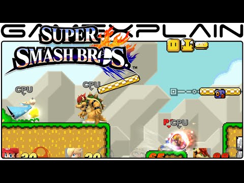 Super Mario Maker Stage DLC Tour! - Smash Bros Wii U