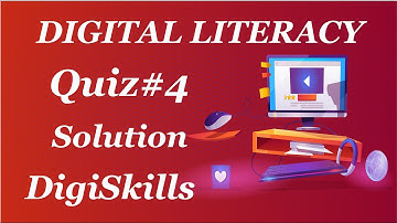 Batch 9 Digital Literacy Quiz 4 Batch 9 || DGL101: Quiz No. 4 Solution