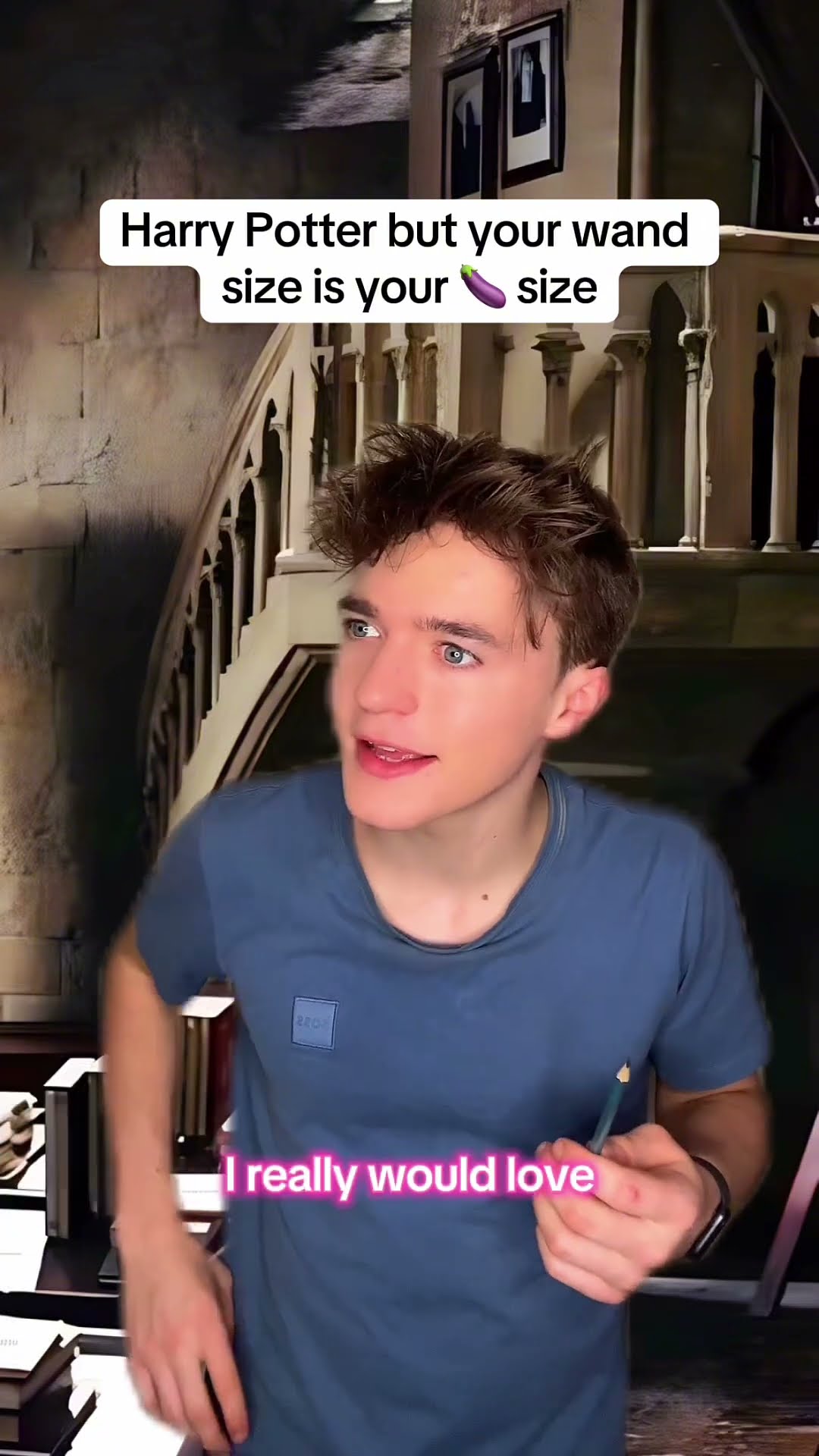 Harry Potter but your wand size is your… ?.