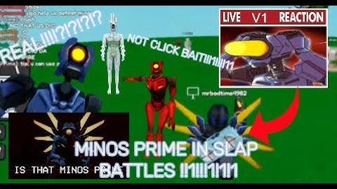 Minos Prime in slap battles
