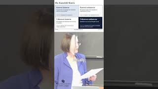Knowns and Unknowns in Higher Ed Knowns and Unknowns in Higher Ed