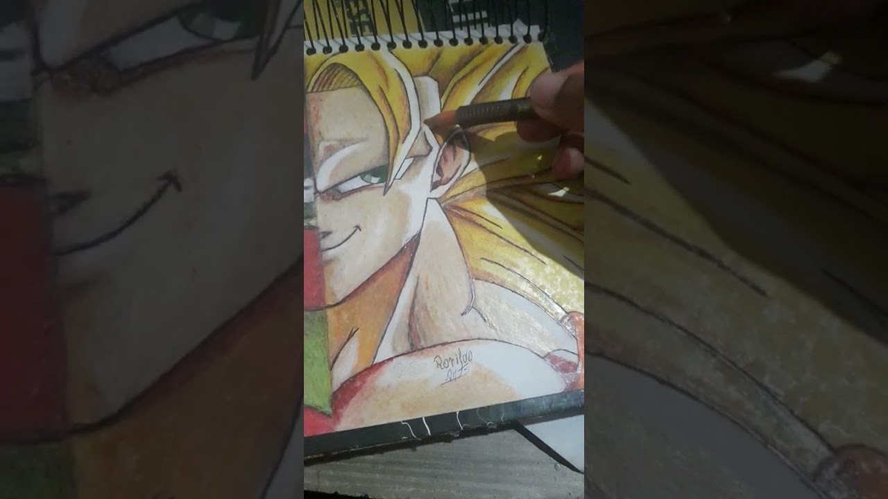 Cristoffer - Lápis e Papel - 🈵 Goku SS3 🤩 Curtiu o desenho