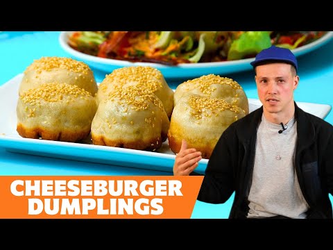 How To Make Cheeseburger Dumplings With Tom  Twisted   Ultimate twist on Shengjianbao Dumplings