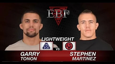 EBI 5 Garry Tonon vs Stephen Martinez 1st Round Fu...