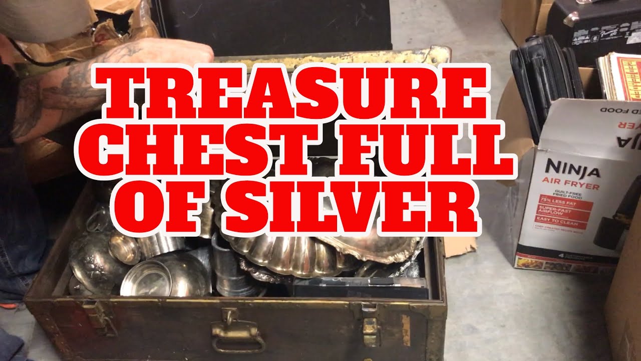 Treasure Chest FULL of SILVER FOUND In Abandoned Storage Unit | Storage ...