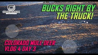 4th Season Colorado Bucks Right By The Truck - CO Mule Deer Vlog 4
