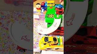 Lani little bus - drop car - hotwheels jaguar model 🚗💙🚨 #cars #automobile #minisatisfying #funny