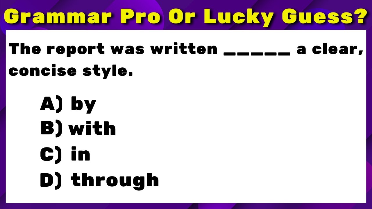 50 Advanced Grammar Questions You Need to Master—With Answers and ...
