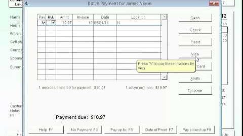 Paying an invoice using Batch Pay