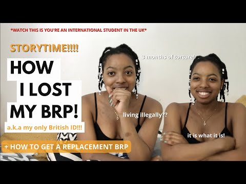 HOW I LOST MY BRP! | HOW TO GET A REPLACEMENT BRP Step by step process | International Student UK??