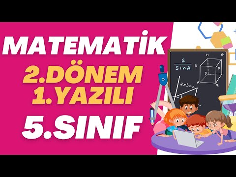 5.Sınıf Matematik 2.Dönem 1.Yazılıya Hazırlık #2024 🧑‍🏫@dersodasi