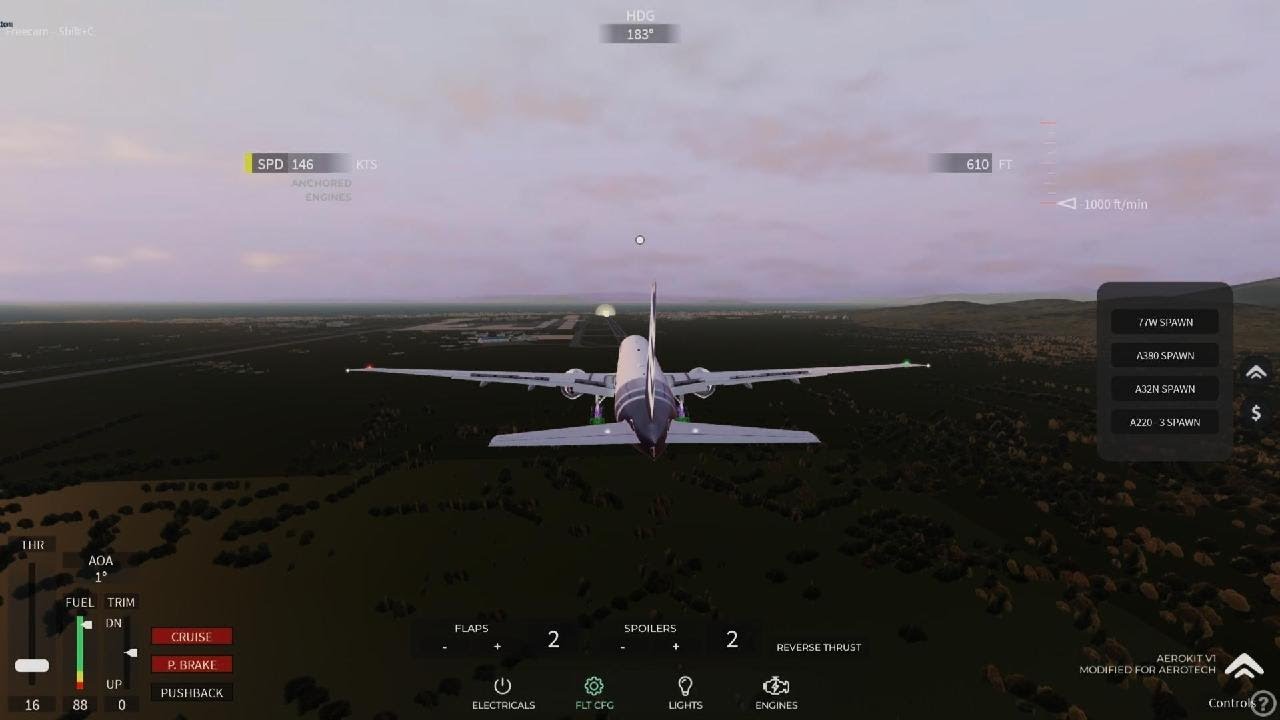Realistic roblox flight sim