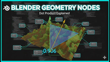 Blender Geometry Nodes: Dot Product Explained