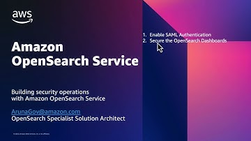 Demo: Setting up security with Amazon OpenSearch Service | Amazon Web Services