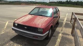 Spotted A Chevy Spectrum Quietly Rusting Away. These were everywhere back in the day. 1989 Geo Spectrum Value