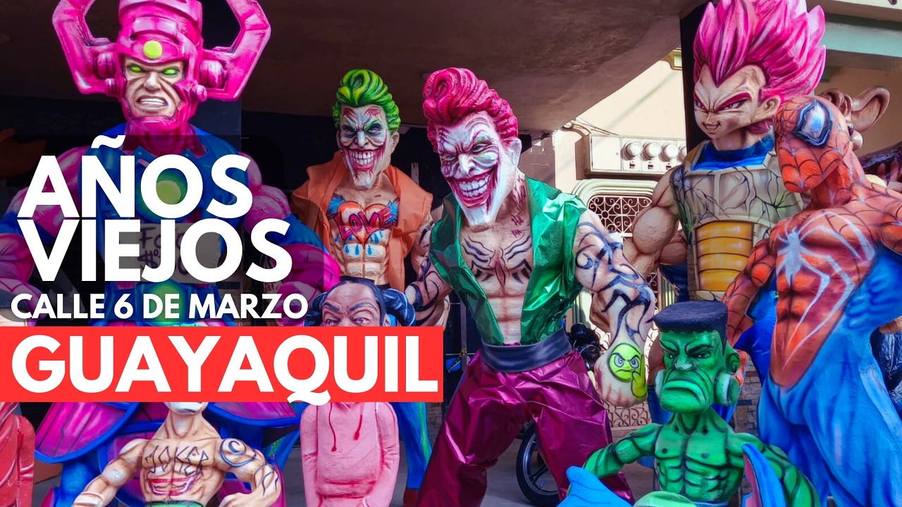 AÑOS VIEJOS 2025 GUAYAQUIL: la 6 de Marzo está INCREÍBLE