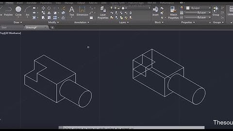 Isometric drawing in AutoCAD, complete tutorial