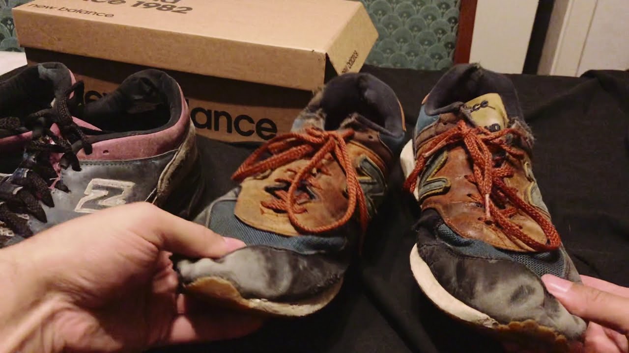 New Balance Shoes - 576, 577, 1500.9 Years of Heavy Wear & Tear - YouTube
