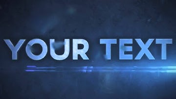 FREE After Effects Intro Template - Element 3D #44