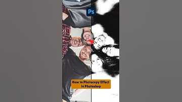How to Photocopy Effect in Photoshop‼️ #shorts #trendingshorts