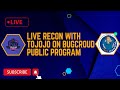 Live recon with  tojojo9625  on bugcrowd public program  live bug hunting lazypentester