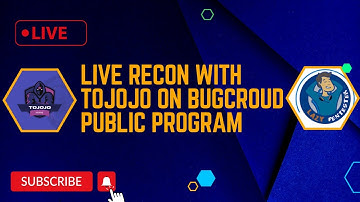 Live Recon with  @tojojo9625  on Bugcrowd Public Program | Live Bug Hunting | Lazy Pentester