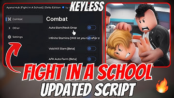 🔥[BEST OP!] Fight In a School God Mode, Auto Kick & Infinite Stamina Script | Ayana Hub