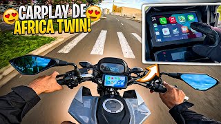 TESTE GPS (CARPLAY) PARA MOTO MAIS BARATO DA INTERNET | FUNCIONA UBER, 99 e IFOOD??