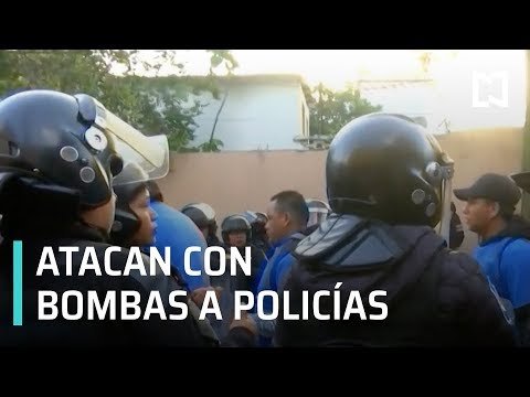 Arrojan bombas contra policías que los desalojaron en la Álvaro Obregón - Por las Mañanas