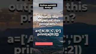 Python arrays
