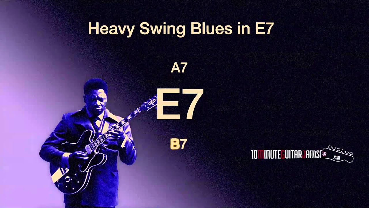 Blues Shuffle in E7 - Guitar Backing Track - YouTube