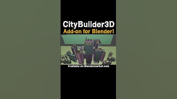 ✅ CityBuilder3d Add-on for Blender: Hong Kong Assets #shorts