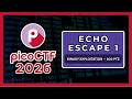 Echo Escape 1 - Basic Buffer Overflow Tutorial (Ret2Win) | picoCTF 2026