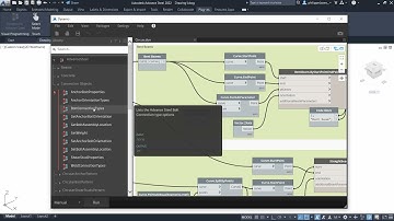 Advance Steel 2022: New Dynamo Nodes