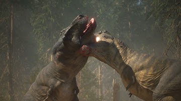 What a REAL T. REX Fight Looked Like!