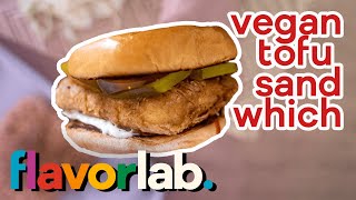 Making Superiority Burger's Fried Tofu Sandwich