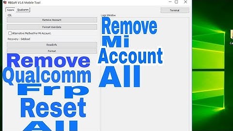 RBSoft tool crack v1.6 Oppo Vivo & mi pattern and frp reset tool