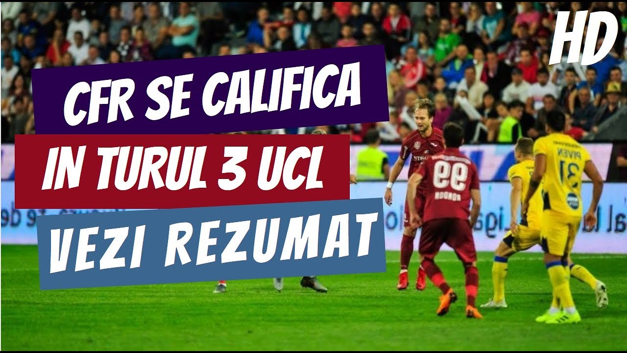 CFR merge mai departe/ CFR Cluj - Maccabi 2-2/ Vezi rezumat HD