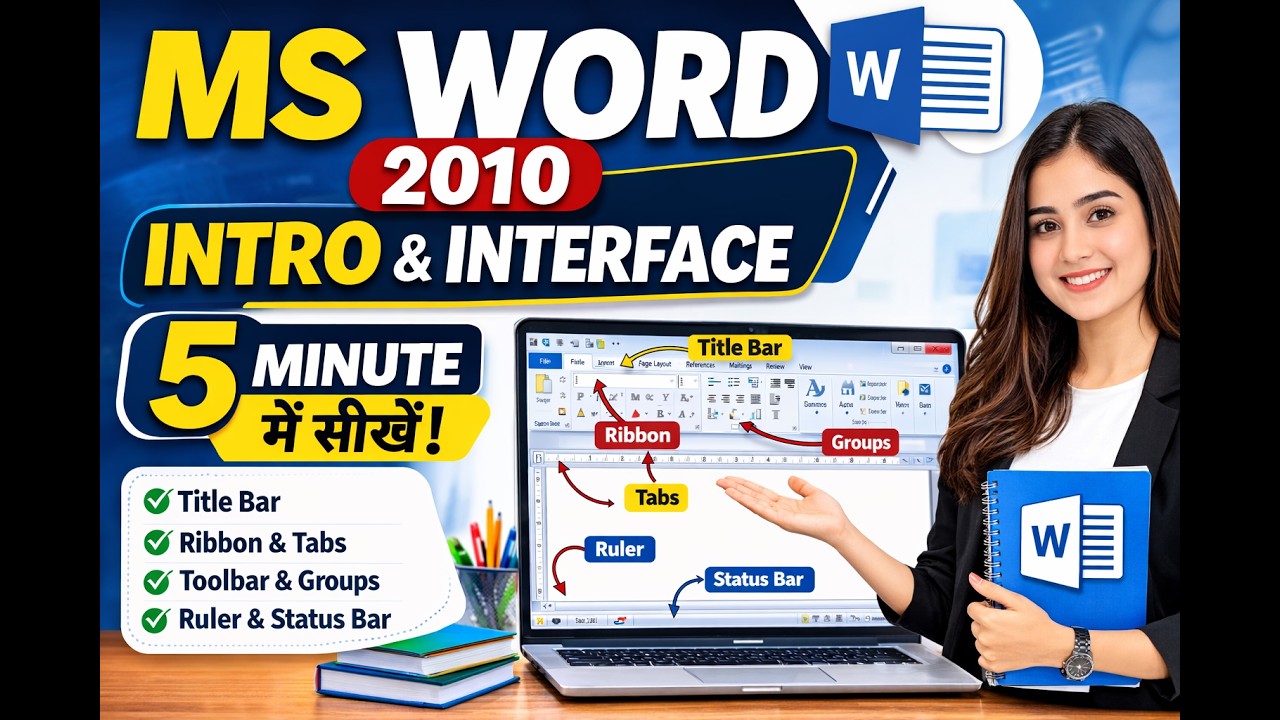 Ms Word Interface Introduction MS Word 2010 Introduction & Screen Interface | MS Word 2010 Complete ...