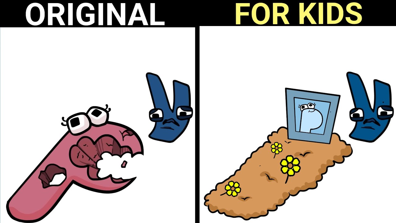 GOOD BYE P | ALPHABET LORE x NUMBER LORE (ASMR)