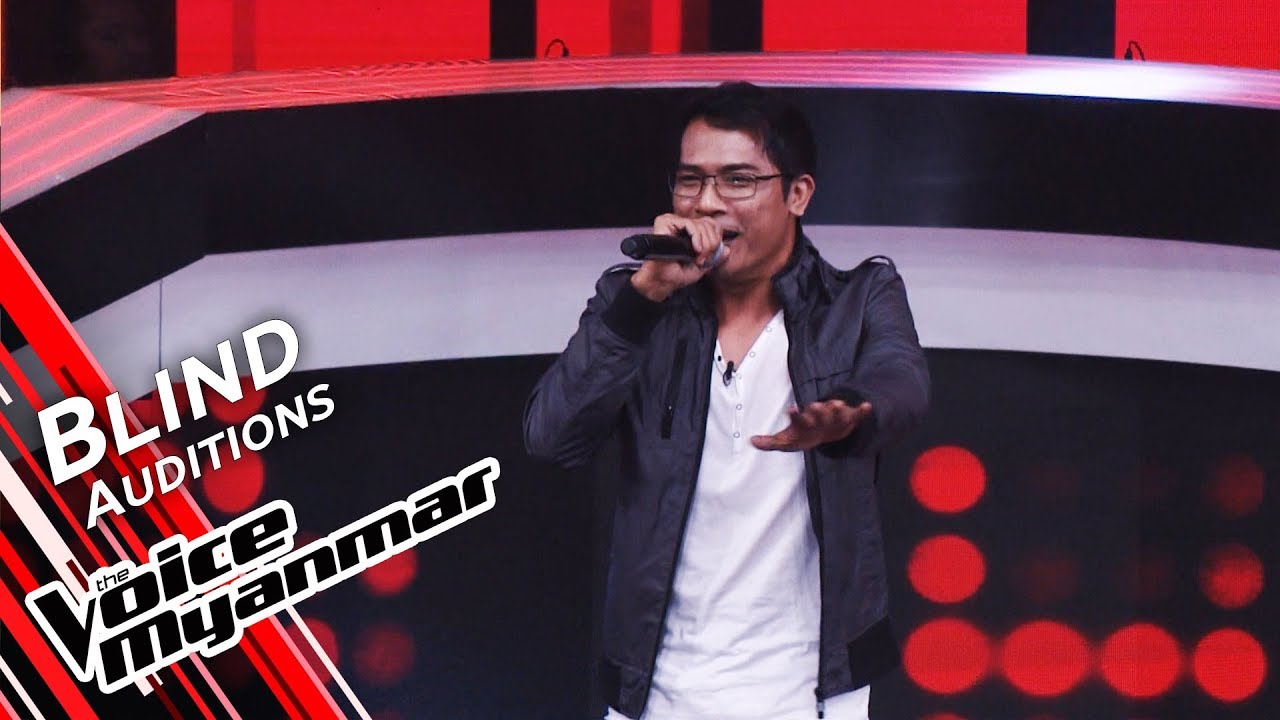 Htin Gyi - ေရွ႕ကလမ္းမမ်ား (Myo Gyi) | Blind Audition - The Voice Myanmar 2019