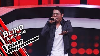 Htin Gyi - Shay Ka Lann Ma Myar (Myo Gyi) | Blind Audition - The Voice Myanmar 2019 screenshot 4