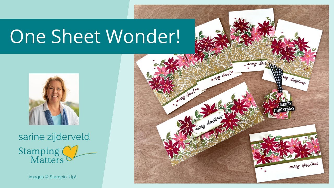 One Sheet Wonder - Christmas Stampathon Challenge